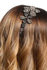 Bentita Ocazie 2 Flori Cristale Gri